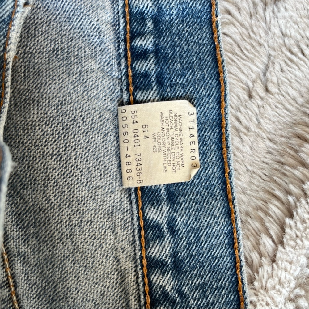 Levi's Blue Men’s 36x32 USA Made Classic 560 Relaxed Fit Jeans Vintage 04/2001 - Picture 7 of 15